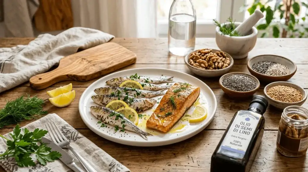 Omega-3 e cervello alimenti